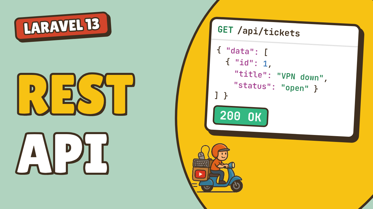 دليل Laravel API للمبتدئين (بناء REST API باستخدام Laravel 13)